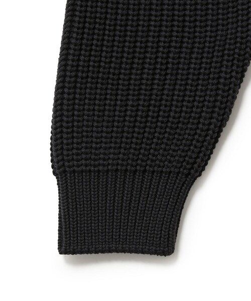 ADAM ET ROPE'（アダムエロペ）の「【BATONER】SIGNATURE CN（ニット/セーター・メンズ・ブラック/チャコール/イエロー・L/M）」の11枚目の写真