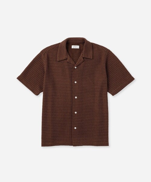 Saturdays NYC(サタデーズ ニューヨークシティ )の「Canty Lace SS Shirt(シャツ/ブラウス・レディース・ブラック/オフホワイト/ダークブラウン・L/M/S/XL)」の22枚目の写真