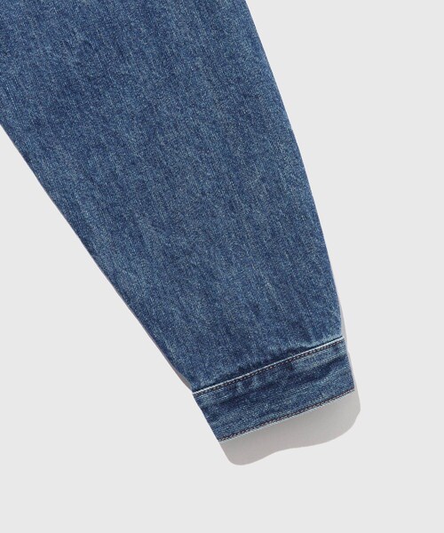 ADAM ET ROPE'(アダムエロペ)の「【KYOU/キョウ】ROEBUCK Type-50s Jacket by 66 Selvedge Denim(デニムジャケット・メンズ・ブラック/ブルー系・1/2/3)」の11枚目の写真