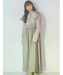 merry jenny | アシメリボンリネンスカート(スカート)