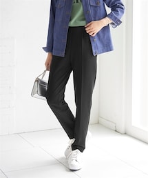 nissen | 大きいサイズこなれBEAUTYストレッチテーパードパンツ（ゆったりヒップ）(選べる２レングス)(パンツ)