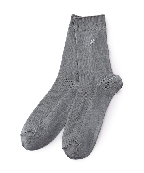 ROPE' PICNIC（ロペピクニック）の「RPロゴソックス（ソックス/靴下・レディース・ブラック/ホワイト/ダークブラウン/シルバー・F）」の11枚目の写真