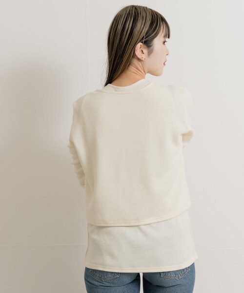 THE GOODLAND MARKET（ザグッドランドマーケット）の「&her　Vest Cardigan Set（カーディガン/ボレロ・レディース・GRYxOFF/CHARCOAL/OFF・FREE）」の17枚目の写真