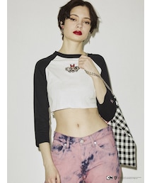 jouetie | ThePowerpuffGirlsクロップドラグラン【コラボ】(Tシャツ/カットソー)