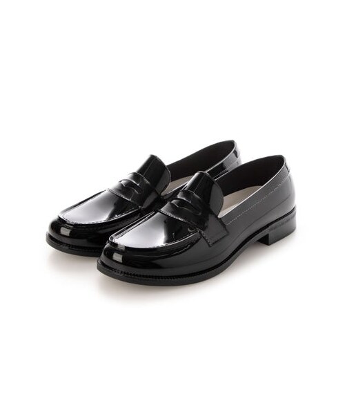 EVOL（イーボル）の「【EVOL/イーボル】完全防水レインコインローファー TH0002（レインシューズ・レディース・BL・41/25cm/42/25.5cm）」の2枚目の写真