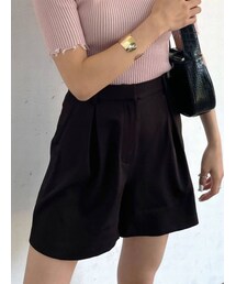 EMODA | 【セットアップ着用可】ハイウエストショートパンツ(その他パンツ)