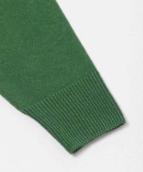 URBAN RESEARCH（アーバンリサーチ）の「PURLAM　WASHI M-G TENJIKU V PULLOVER（ニット/セーター・メンズ・WHITE/BLACK/GREEN/B.PURPLE・2/3）」の14枚目の写真