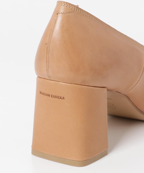URBAN RESEARCH(アーバンリサーチ)の「MAISON EUREKA SQUARETOERETROPUMP VER2(パンプス・レディース・DARKAMBER/NATURAL・36/37/38)」の6枚目の写真