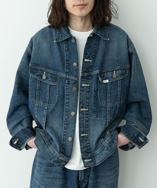 URBAN RESEARCH Sonny Label（アーバンリサーチサニーレーベル）の「Lee　101 ANNIV.RIDERS 101-J（デニムジャケット・メンズ・MID USED・M/L）」の4枚目の写真