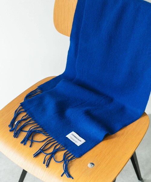 URBAN RESEARCH DOORS（アーバンリサーチドアーズ）の「カシミヤブレンドマフラー（マフラー・メンズ・BLACK/GRAY/BLUE/CHERRY・-）」の3枚目の写真