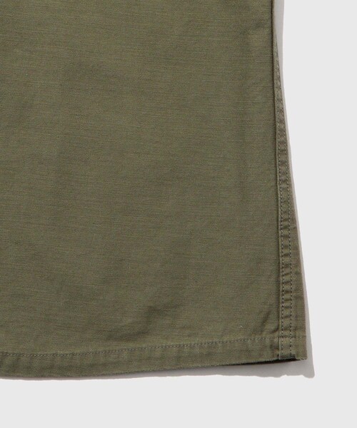 ADAM ET ROPE'（アダムエロペ）の「【BONCOURA/ボンクラ】Utility Shirt Back Satin olive（その他アウター・メンズ・オリーブ・38/40）」の10枚目の写真