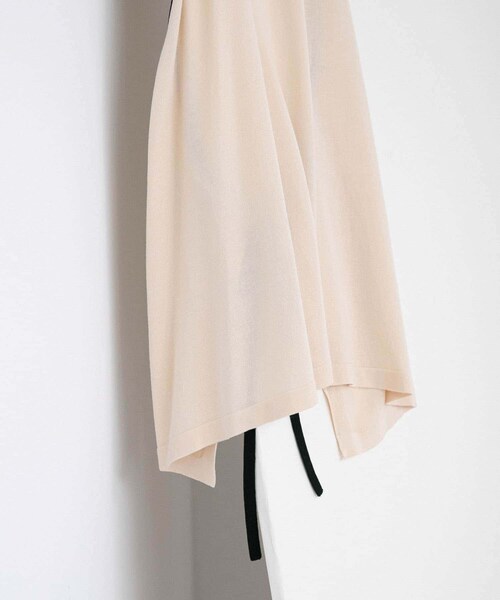 LAATO（ラート）の「holder neck piping knit（キャミソール・レディース・キナリ/マリン・one）」の4枚目の写真