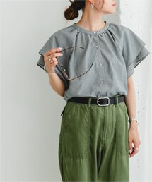 URBAN RESEARCH ROSSO | リンネル8月号掲載『UR TECH』F by ROSSO　フレアスリーブブラウス(シャツ/ブラウス)