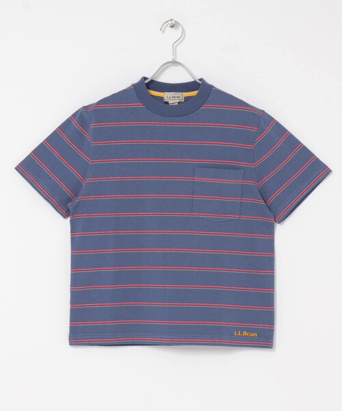 URBAN RESEARCH DOORS（アーバンリサーチドアーズ）の「L.L.Bean JAPAN EDITION　SHORTSLEEVESTRIPEDT-SHIRTS（Tシャツ/カットソー・レディース・BIRCHCREAM/SAX/ROSE/CORAL/MINT/NAVY/RED・M）」の12枚目の写真