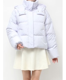 MERCURYDUO | 2WAYフード付アライドショートダウン(ダウンジャケット/コート)