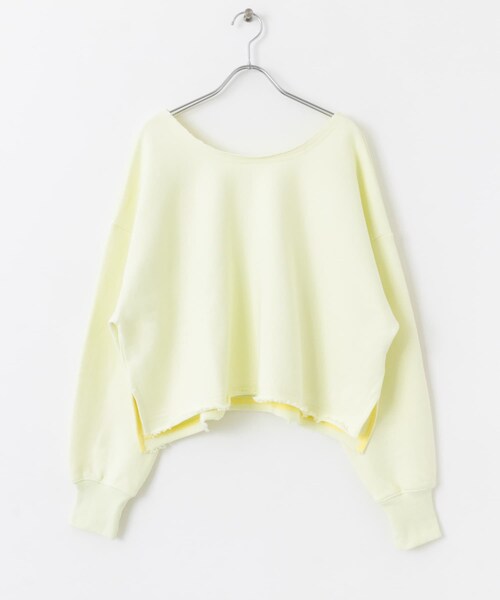 URBAN RESEARCH Sonny Label(アーバンリサーチサニーレーベル)の「AyaKawasaki カットオフスウェット(スウェット・レディース・レモネード/ピーチ/グレープ・FREE)」の22枚目の写真