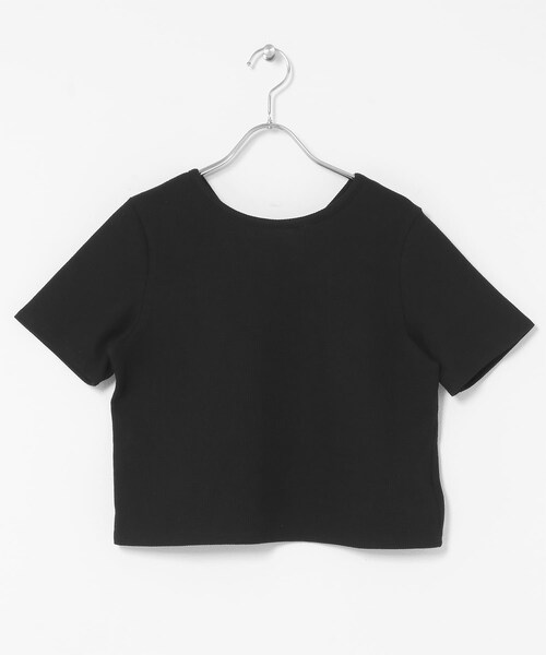 KBF（ケイビーエフ）の「2WAYレースアップトップス（Tシャツ/カットソー・レディース・IVORY/BLACK/TOP GRAY・One）」の20枚目の写真