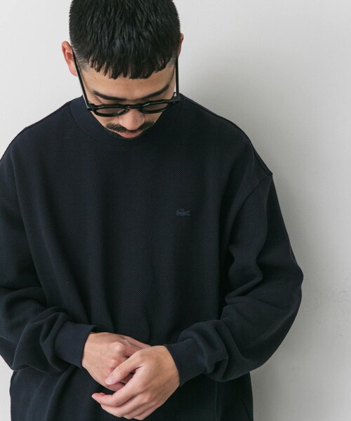 URBAN RESEARCH DOORS(アーバンリサーチドアーズ)の「『別注』LACOSTE×DOORS thick pique mock long-sleeve(Tシャツ/カットソー・メンズ・HAMMAM/ABINE/OPIUM・3/4/5)」の20枚目の写真