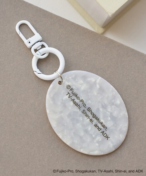 ROPE' PICNIC（ロペピクニック）の「【ドラえもんコレクション】マーブルカラーイニシャルアクリルチャーム（キーホルダー・レディース・ホワイト/ライトグリーン/サックス/レッド系/ピンク/イエロー系・F）」の17枚目の写真