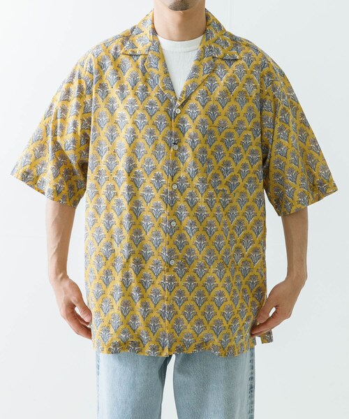 URBAN RESEARCH（アーバンリサーチ）の「COUTURE D’ADAME　Block Print Summerwear（シャツ/ブラウス・メンズ・Mustard・40/42）」の3枚目の写真