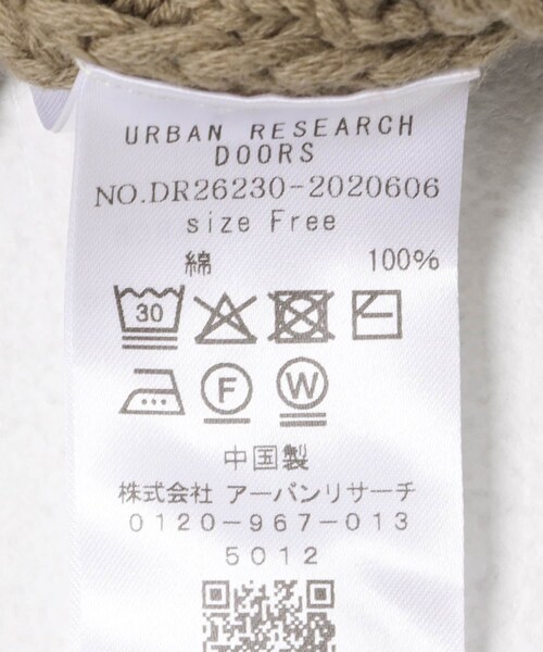 URBAN RESEARCH DOORS(アーバンリサーチドアーズ)の「Button Cotton Knit Vest(ベスト・レディース・BEIGE/BLACK・Free)」の14枚目の写真