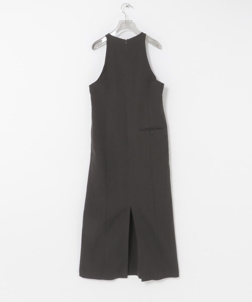 URBAN RESEARCH(アーバンリサーチ)の「new basic WOOL LINEN SILK ONE-PIECE(ワンピース・レディース・BROWN・36/38)」の4枚目の写真