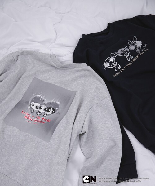 SENSE OF PLACE by URBAN RESEARCH（センスオブプレイスバイアーバンリサーチ）の「『別注』PPG / SENSE OF PLACE ルーズスウェット（スウェット・レディース・NAVY/GRAY・one）」の10枚目の写真