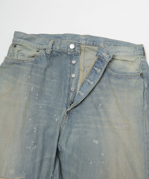 URBAN RESEARCH(アーバンリサーチ)の「A PRESSE No.37 Washed Wide Denim Pants(デニムパンツ・メンズ・BLEACH・30-30/32-30/34-30/36-30)」の4枚目の写真