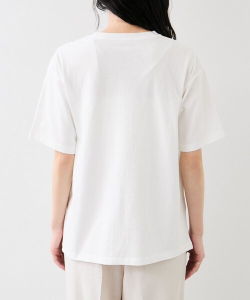 VIS(ビス)の「トロンプルイユプリントTシャツ(Tシャツ/カットソー・レディース・チャコール/ホワイト・F)」の17枚目の写真