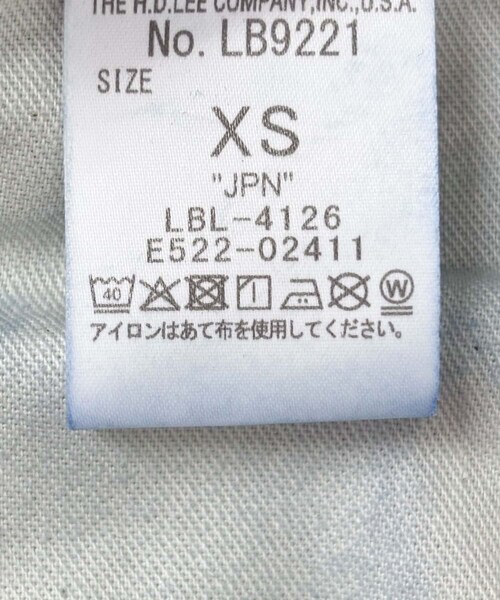 URBAN RESEARCH DOORS（アーバンリサーチドアーズ）の「『別注』Lee101×DOORS　STRAIGHT PANTS（デニムパンツ・レディース・DARK USED/ONE WASH/MEDIUMUSED/LIGHT USED・XS/S/M/L）」の21枚目の写真