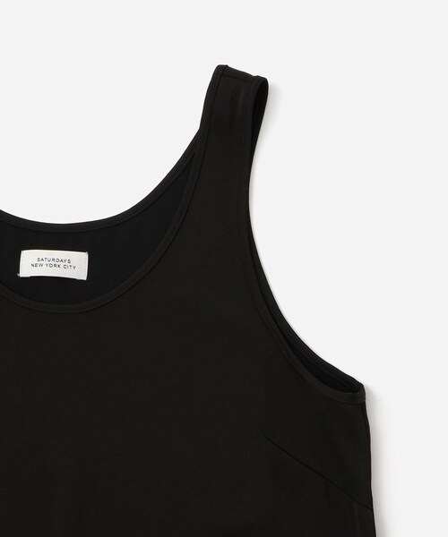 Saturdays NYC（サタデーズ ニューヨークシティ ）の「Jess Satin Tank Onepiece Dress（ワンピース・レディース・ブラック/ブラウン・L/M/S）」の18枚目の写真