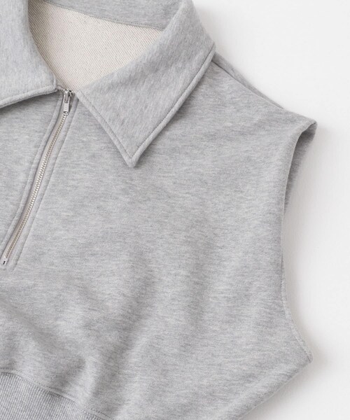 KBF（ケイビーエフ）の「ショルダータックZIPスウェット（スウェット・レディース・NAVY/TOP GRAY/BROWN・one）」の12枚目の写真