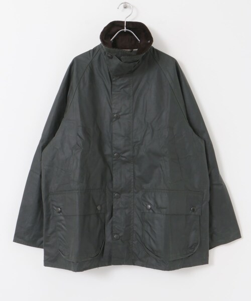 URBAN RESEARCH DOORS（アーバンリサーチドアーズ）の「OS BEDALE WAX JACKET（テーラードジャケット・メンズ・BLACK/SAGE・36/38/40）」の12枚目の写真
