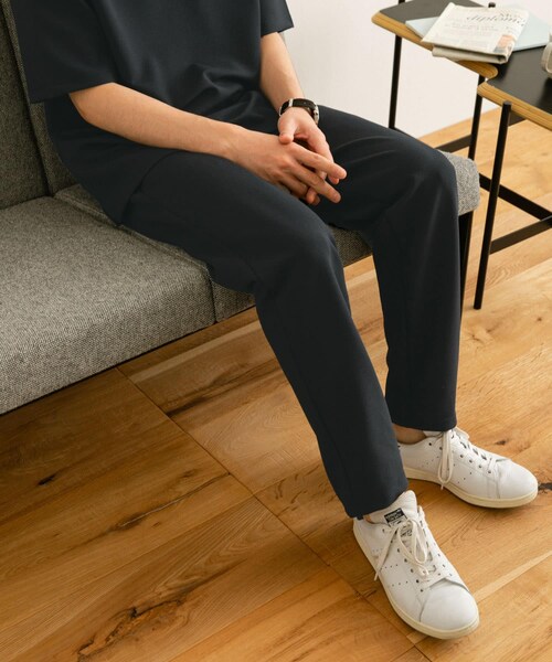 ITEMS URBANRESEARCH(アイテムズ アーバンリサーチ)の「『セットアップ対応』 ダブルフェイス ツイルイージーパンツ(その他パンツ・メンズ・NVY/BEG/BLK・M/L)」の3枚目の写真