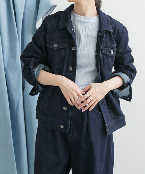 URBAN RESEARCH DOORS（アーバンリサーチドアーズ）の「Denim Jacket（デニムジャケット・レディース・INDIGO/ONE WASH・M）」の19枚目の写真