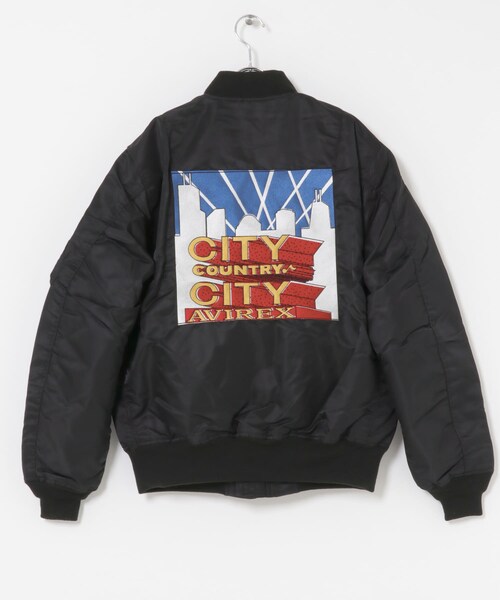 URBAN RESEARCH（アーバンリサーチ）の「CITY COUNTRY CITY　CCC×AVIREX EMB LOGO MA-1（MA-1・メンズ・BLACK・L/XL）」の11枚目の写真