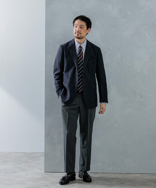 URBAN RESEARCH DOORS（アーバンリサーチドアーズ）の「LIFE STYLE TAILOR　NOVALANツィードジャケット（テーラードジャケット・メンズ・GREEN/NAVY/BROWN・44/46/48/50）」の10枚目の写真