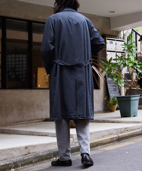 ADAM ET ROPE'（アダムエロペ）の「【AMC】Stefan（ステンカラーコート・メンズ・グレー・44/46/48）」の11枚目の写真