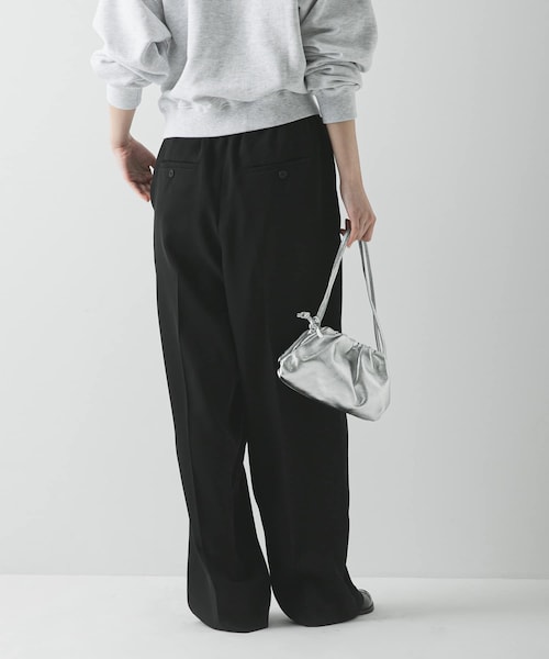URBAN RESEARCH(アーバンリサーチ)の「ダブルクロスキュプライージーパンツ(その他パンツ・レディース・CHARCOAL/BLACK/YEL BEIGE・36/38)」の6枚目の写真