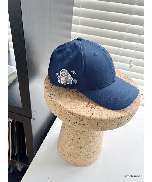 dazzlin（ダズリン）の「【mofusandコラボ】刺繍ワッペンCAP（キャップ・レディース・オフホワイト/ブラック/ネイビー・F）」の12枚目の写真