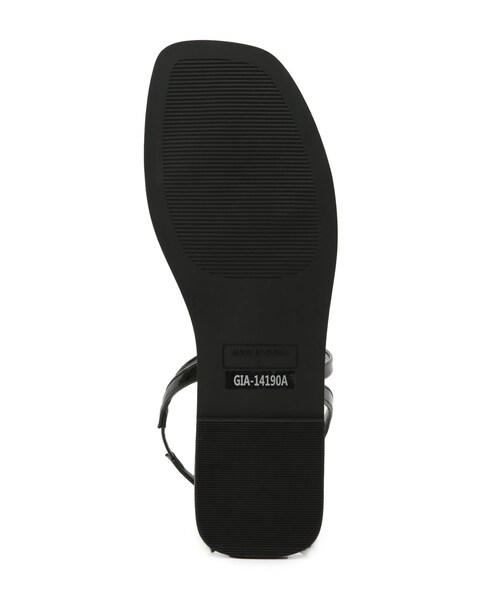 ROPE' PICNIC（ロペピクニック）の「スキニーストラップフラットサンダル（サンダル・レディース・オフホワイト/ブラック/シルバー/ゴールド・24.0/23.0）」の19枚目の写真