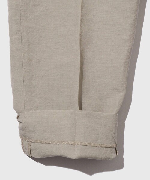 ADAM ET ROPE'（アダムエロペ）の「WOOL LINEN TROUSERS（スラックス・メンズ・ブラック/キナリ/ネイビー系・L/M/XL）」の16枚目の写真