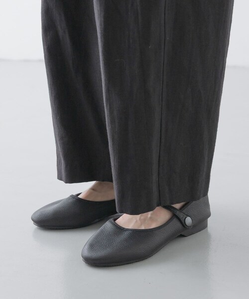 かぐれ（カグレ）の「CROWN　STRAP COURT JAZZ（バレエシューズ・レディース・BLACK・4/5/6）」の6枚目の写真