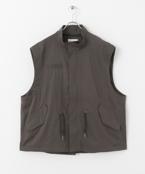 SENSE OF PLACE by URBAN RESEARCH（センスオブプレイスバイアーバンリサーチ）の「ルーズモッズベスト（ミリタリージャケット・メンズ・CHARCOAL/KHAKI/BLUE・M/L）」の12枚目の写真