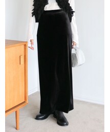 Ungrid | フィットベロアスカート(スカート)