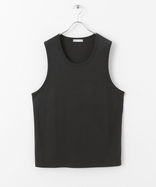 SENSE OF PLACE by URBAN RESEARCH（センスオブプレイスバイアーバンリサーチ）の「コットンスムースタンクトップ（タンクトップ・メンズ・BLACK/WHITE/BEIGE・M/L）」の12枚目の写真