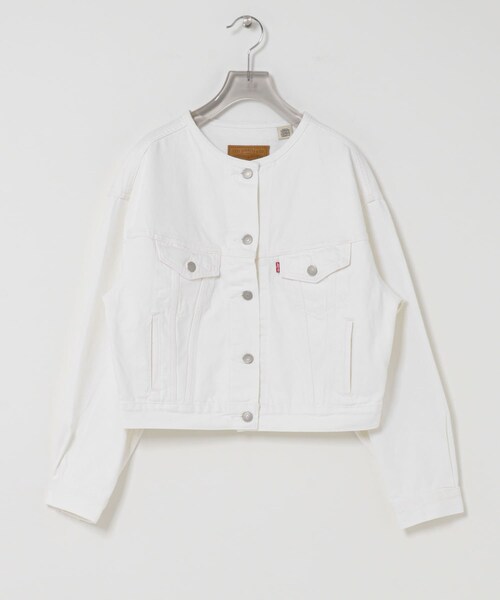 URBAN RESEARCH（アーバンリサーチ）の「LEVI’S　COLLARLESS 90S TRUCKER（デニムジャケット・レディース・RURAL VIEW/T F TRKR・S）」の4枚目の写真