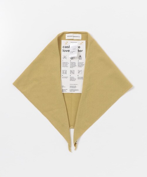 URBAN RESEARCH（アーバンリサーチ）の「Extreme Cashmere　BANDANA（バンダナ/スカーフ・レディース・DUST/CORN/GOAT/NAVY/RAVEN・-）」の22枚目の写真