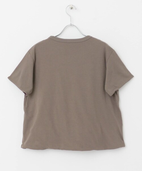 URBAN RESEARCH DOORS(アーバンリサーチドアーズ)の「mizuiro ind reversible t-shirts(Tシャツ/カットソー・レディース・blk×beige/brown×blk/gray×ppl・FREE)」の16枚目の写真