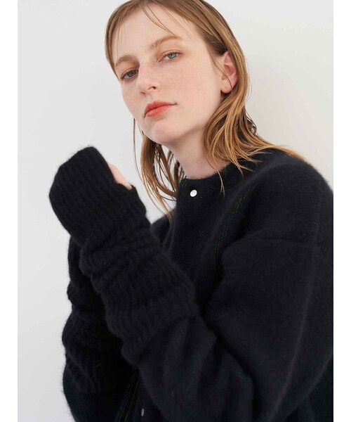 ELENDEEK（エレンディーク）の「CN RACCOON ARM WARMERS（その他雑貨・レディース・アイボリー/ベージュ/ブラック/キャメル・F）」の6枚目の写真